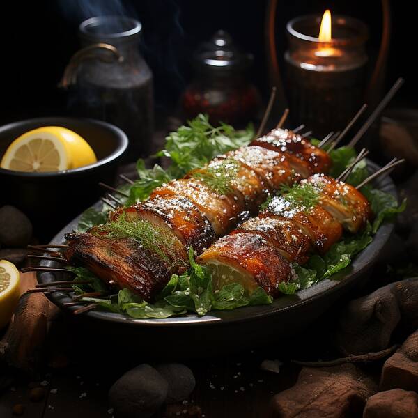 Fichier:Natanael2844 fish brochette primitive dish food photography app 7086eb56-320a-46af-bb17-95a5aa8067e1.jpg